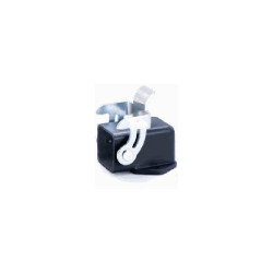 Embase encastrée 3A, Alliage de zinc moulé, acier inoxydable, IP65, Sortie horizontale
